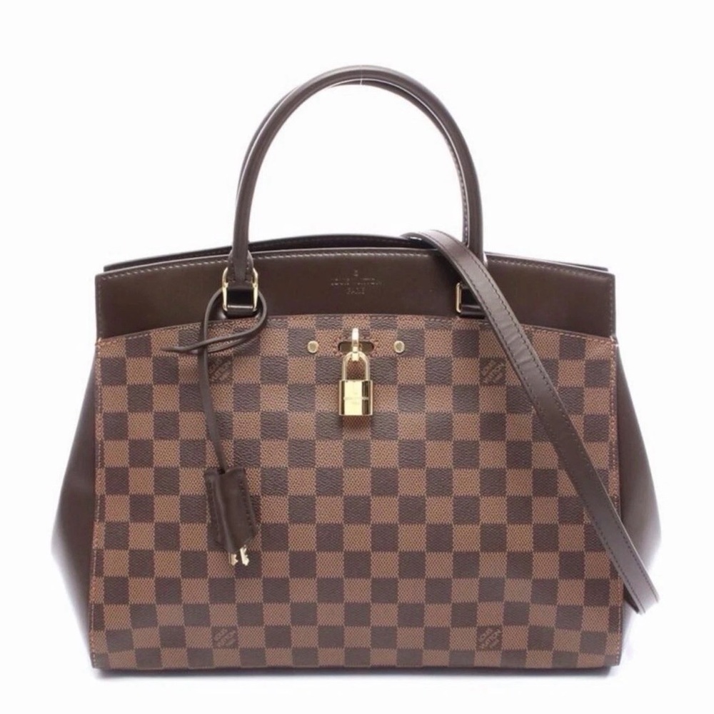 Louis Vuitton Rivoli Shoulder Bag BB Brown Canvas Monogram